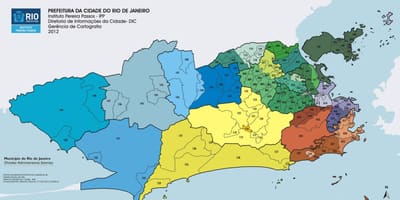 ریو ڈی جینرو / arrondissement نقشہ