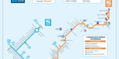 ریو brt نقشہ